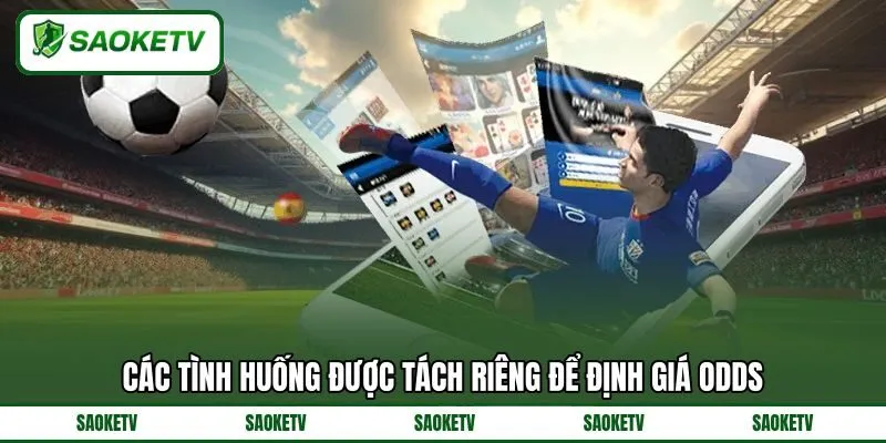 Các tình huống được tách riêng để định giá odds