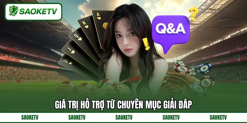 Giá trị hỗ trợ từ chuyên mục giải đáp
