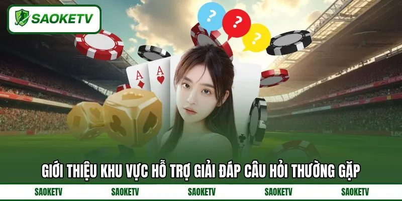 Giới thiệu khu vực hỗ trợ giải đáp câu hỏi thường gặp