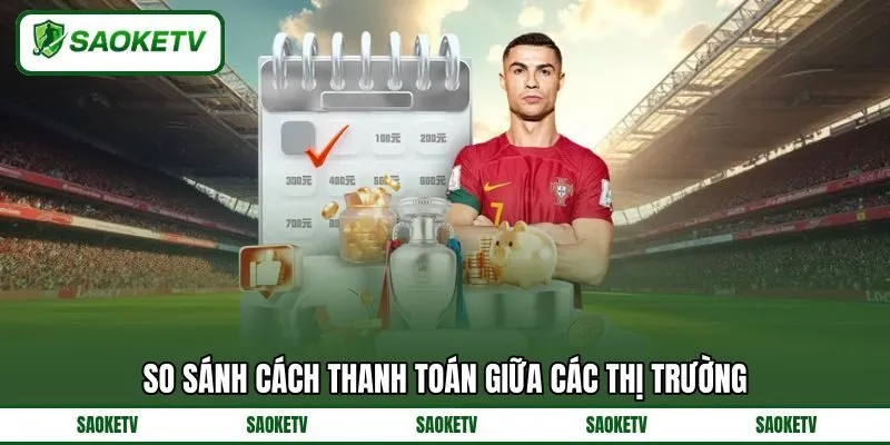 So sánh cách thanh toán giữa các thị trường So sánh cách thanh toán giữa các thị trường